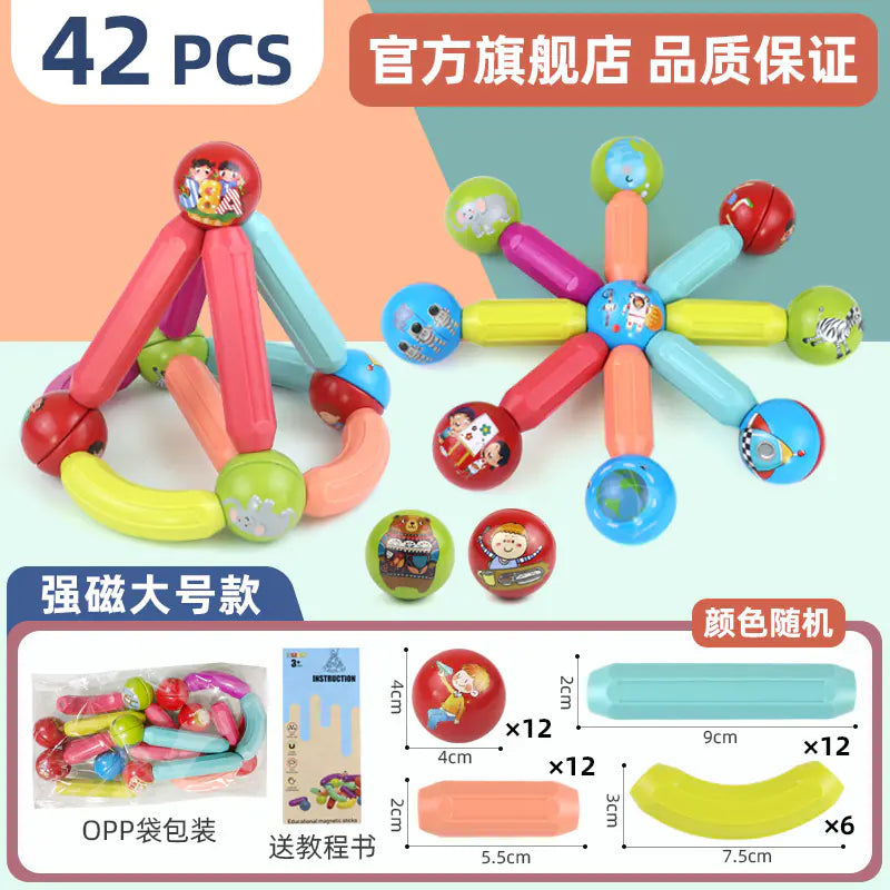 Magnetic Building Blocks for Kids - Educational Toy