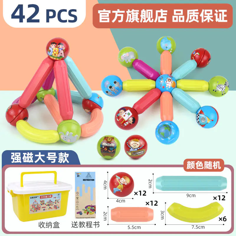 Magnetic Building Blocks for Kids - Educational Toy
